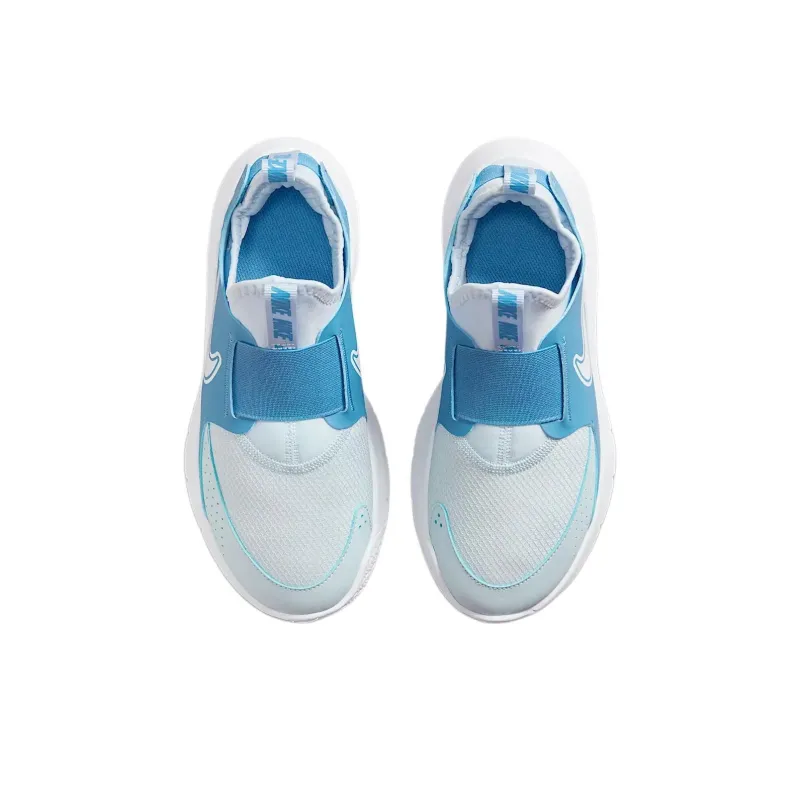 Nike Flex Runner 3 Anti Slip Wear Resistant Low Top Kids' Running Shoes Purple Blue/Bold Blue/White Unisex-3