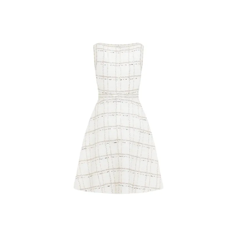 Giambattista Vall Flared Bouclé Mini Dress-1