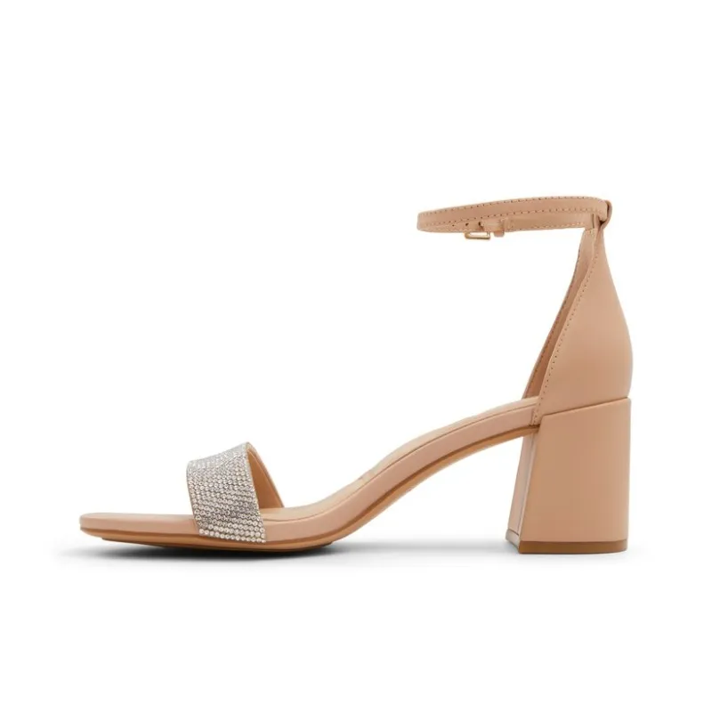 ALDO One Strap Sandals 6.35CM Women's Bone-0