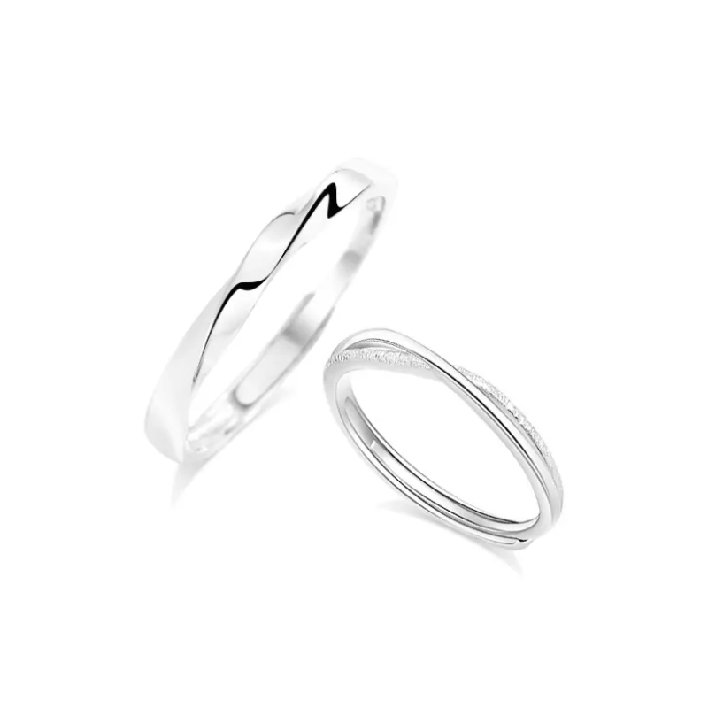 JOYDINNY S999 Fine Silver Rings Unisex-0