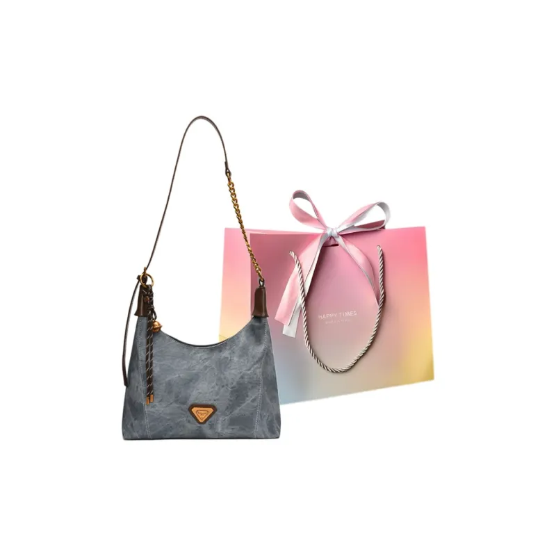 Yalu PU Shoulder Bag, Dumpling Bag Regular Women's Coffee/Brown/Blue-8