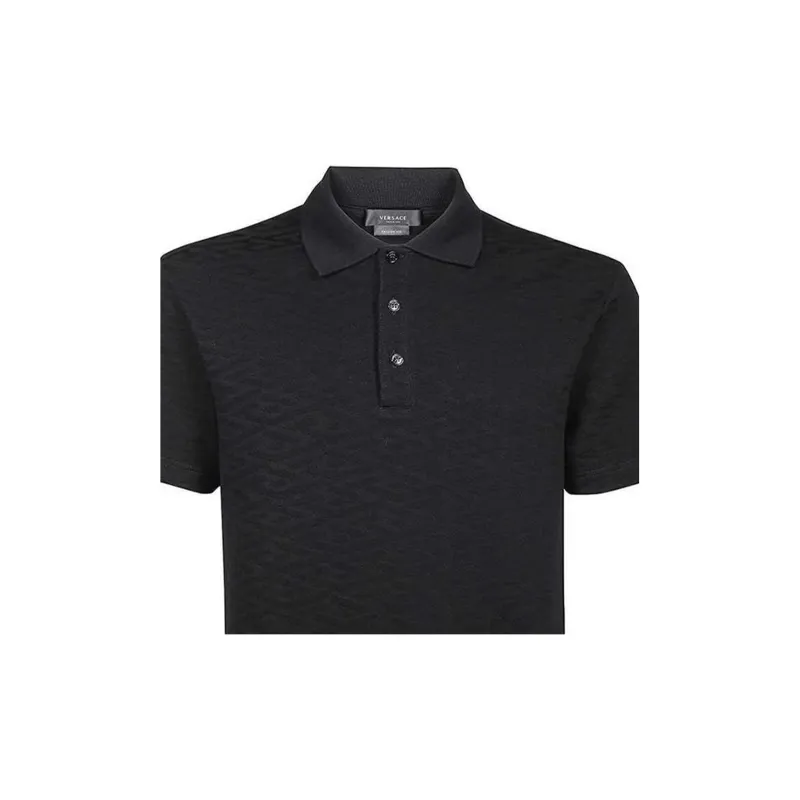 VERSACE La Greca Polo Shirt-2