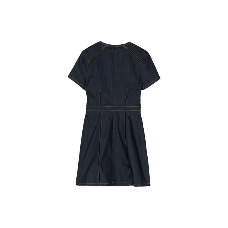 Cinq A Sept Gianna Denim Minidress-1