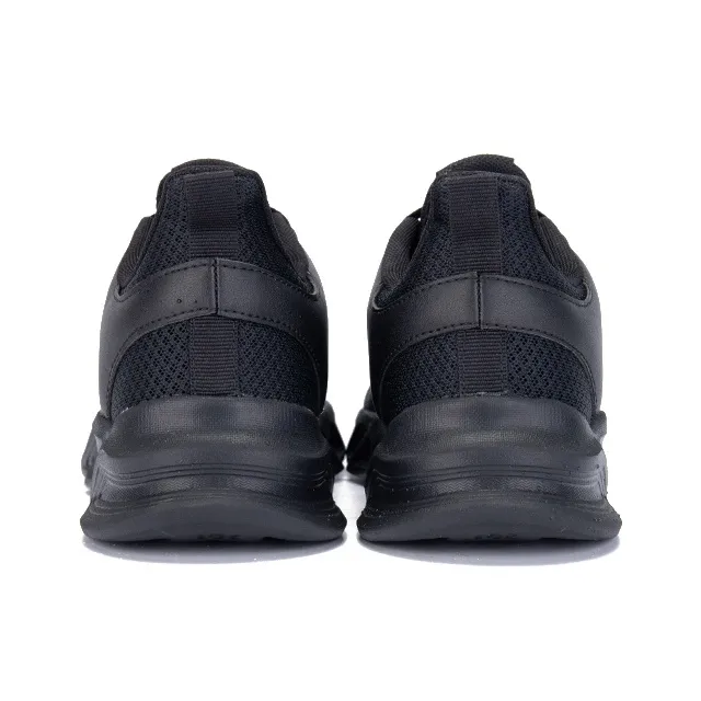 361° Cushioning Wear Resistant Low Top Casual Running Shoes Men's Black Gold-4