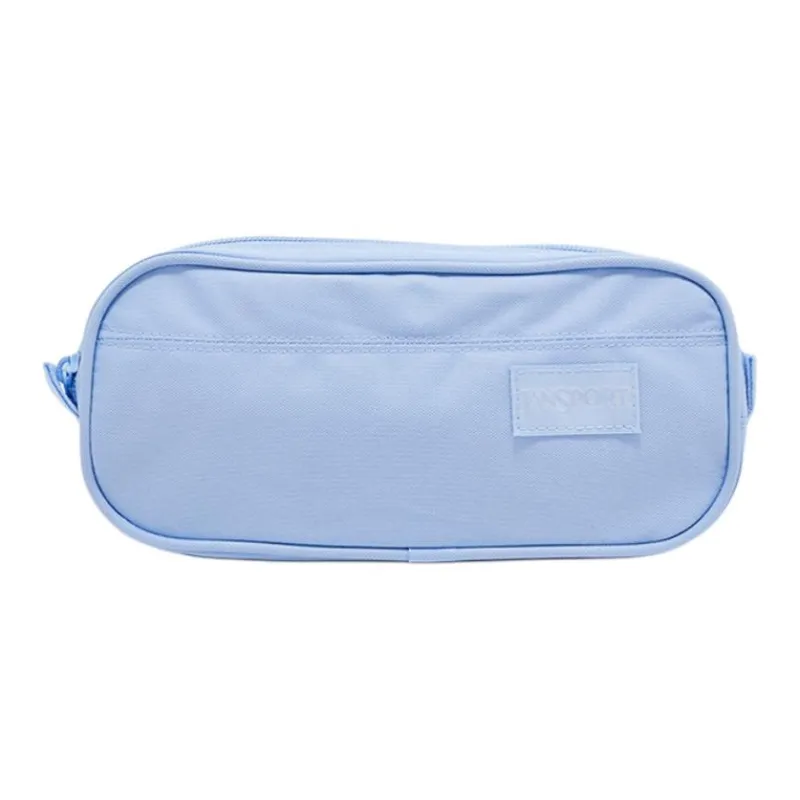 JanSport Polyester Clutch, Makeup Bag, Storage Bag Small Size Women's Haze Blue-1