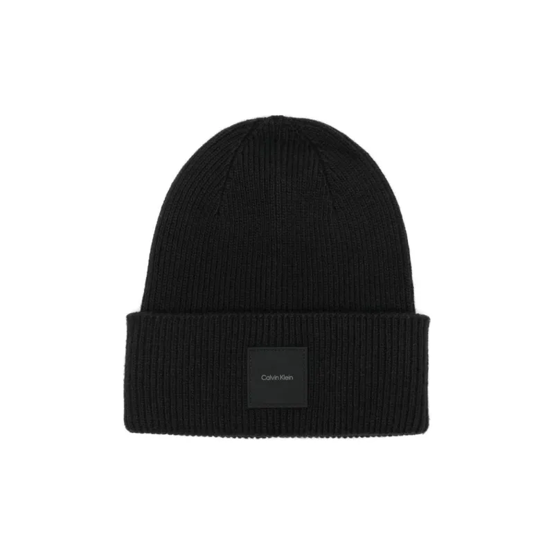 Calvin Klein Ribbed Beanie-0