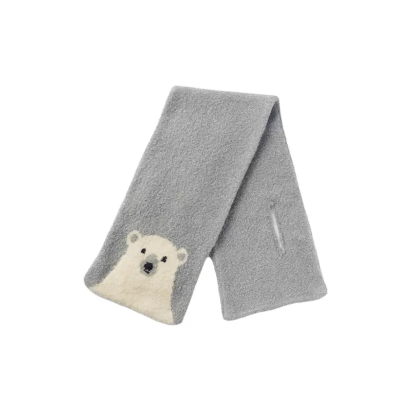 MUJI Acrylic Knit Scarves Kids' Multicolor-3