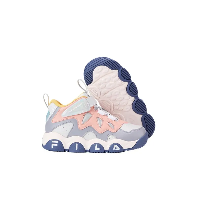 FILA KIDS Waterproof Low-Top Children's Basketball Shoes Spotted Gray/Rain Mist Gray Kids'-2