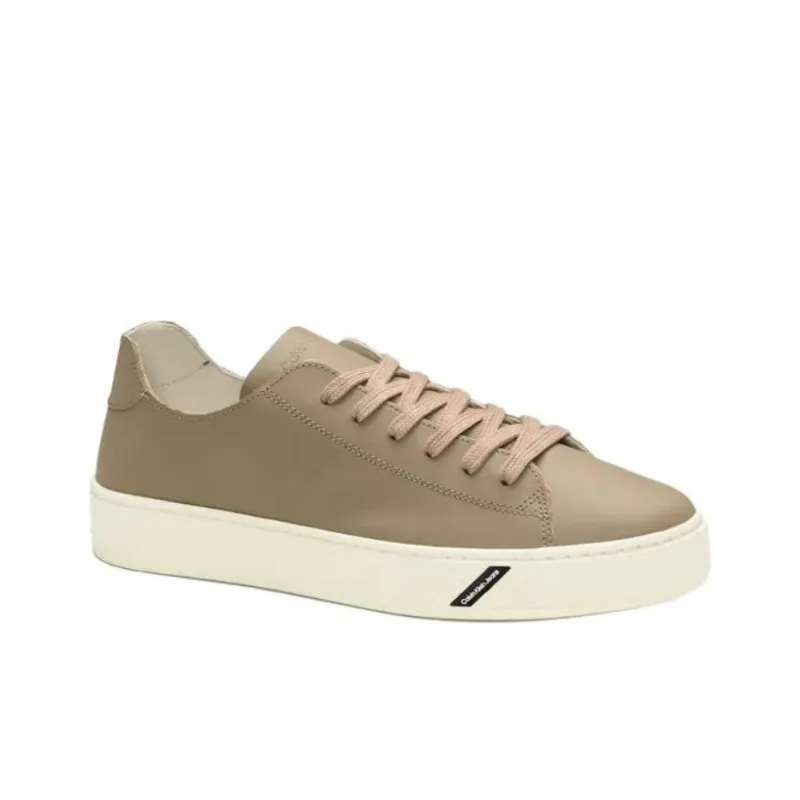 CALVIN KLEIN Jeans Low-Top Skateboard Shoes Men's Brown-1