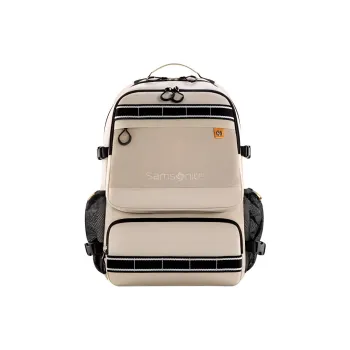 SAMSONITE Fabric Student Bag Unisex Beige/Black