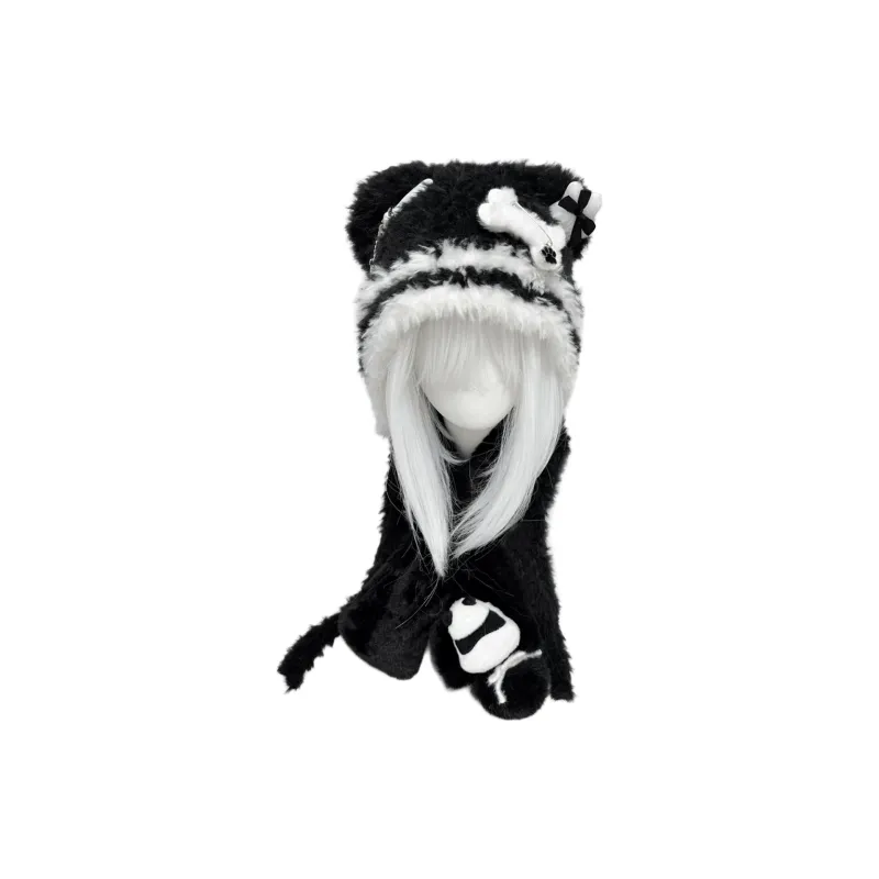 FLIM Polyester Beanies Women's Includes Gift Box Sets-0