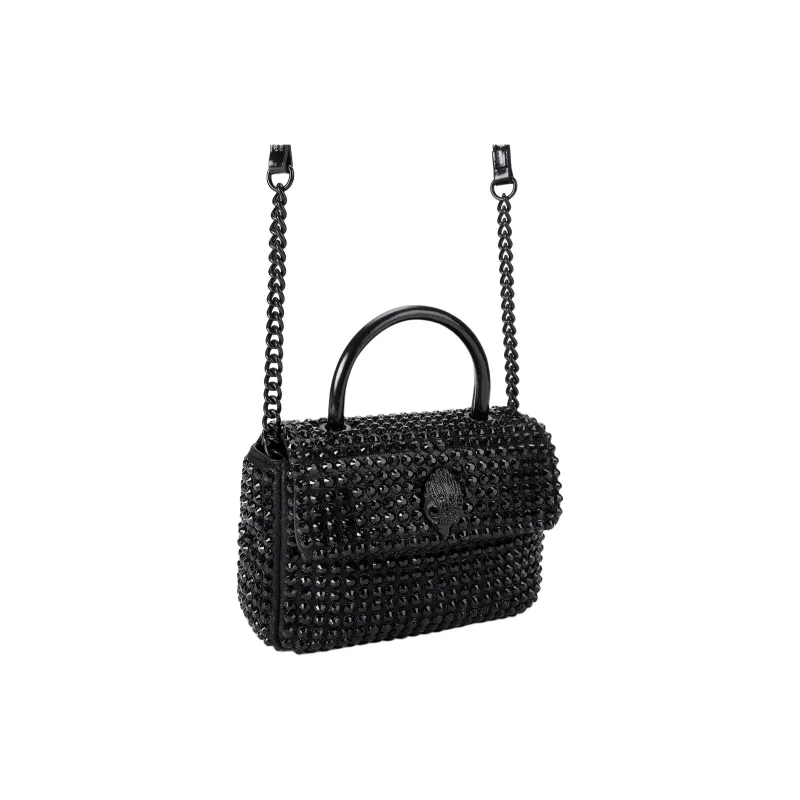 Kurt Geiger London Kensington Fabric One Shoulder Handbag Mini Women's Black-1