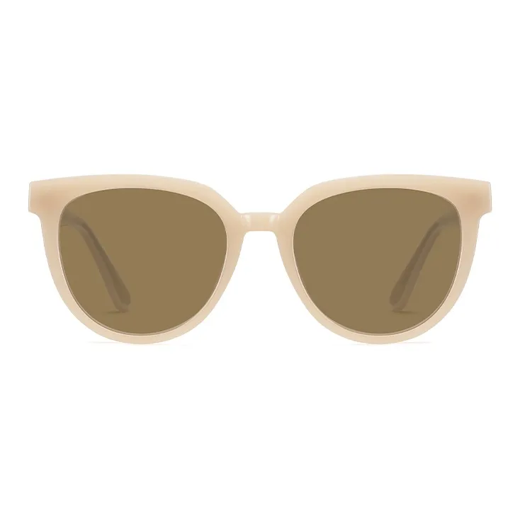 LASHION TR/Memory Plastic Round Sunglasses Women's-2