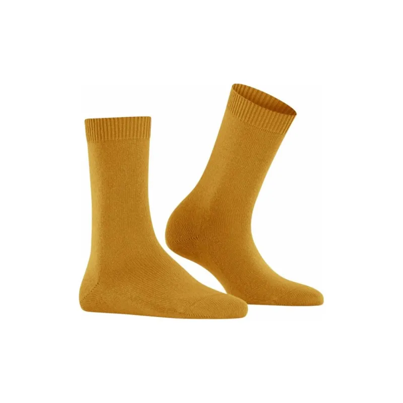 FALKE Mid-Calf Socks Women's 1 Pack Ginger Yellow-2