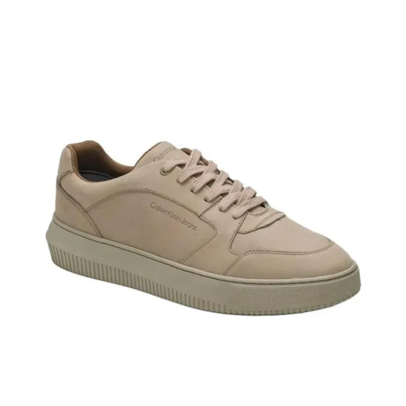 CALVIN KLEIN Jeans Low-Top Skateboard Shoes Men's Brown-1