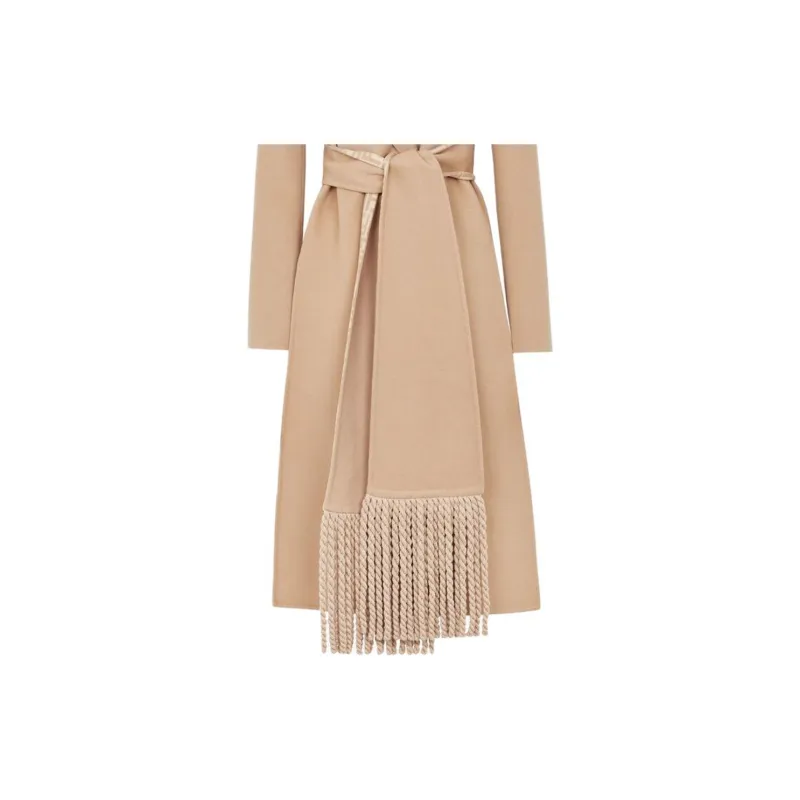 FENDI Coats Women's Khaki-3