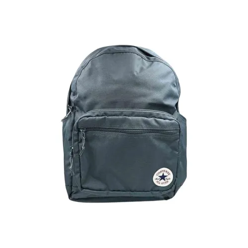 Converse Polyester Backpack Unisex Gray Blue