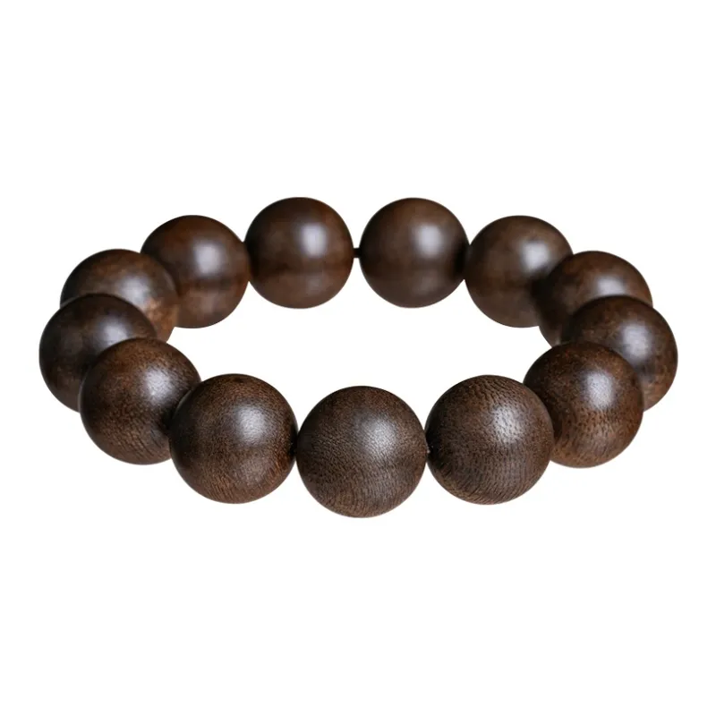 GUMUJIANG Fragrance Agarwood New Chinese Style Single Wrap Beaded Bracelet Unisex-16