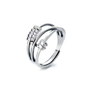 LuluCanaan Titanium Steel Rings Women's