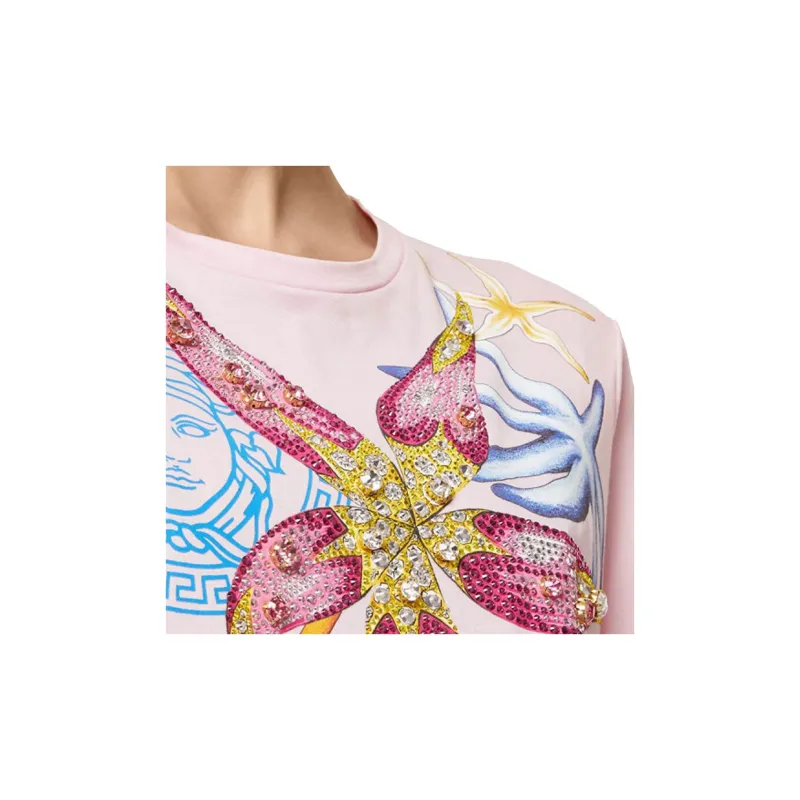 VERSACE T-Shirts Women's Pink-4