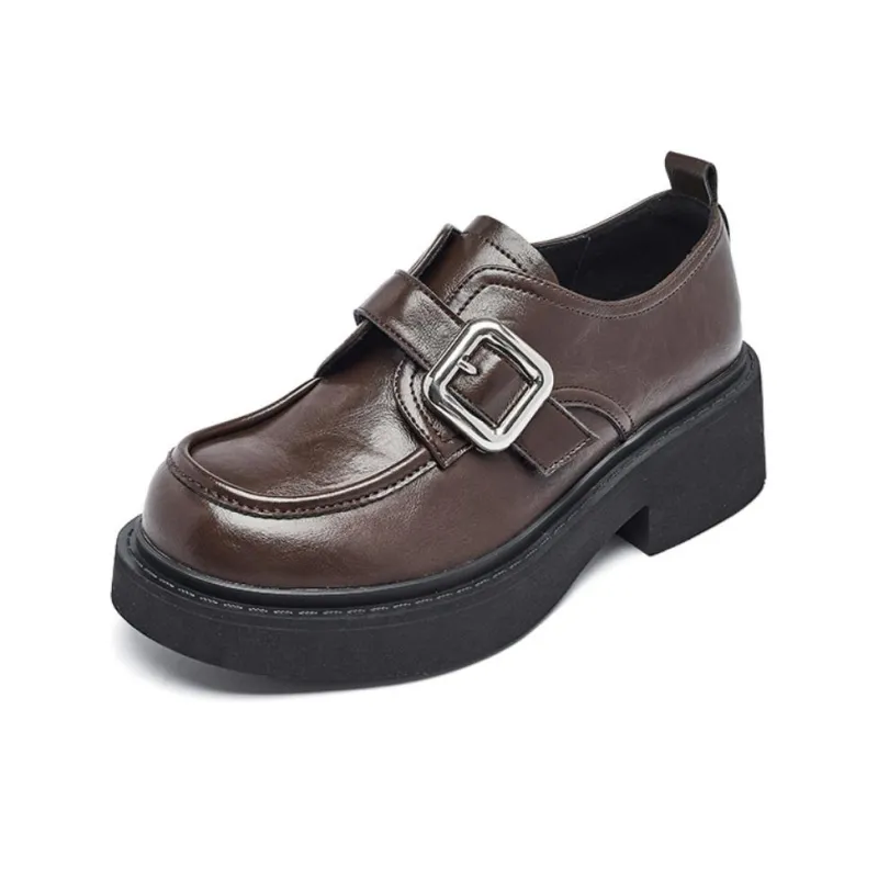AGSDON Loafers Women's Brown/Black-8