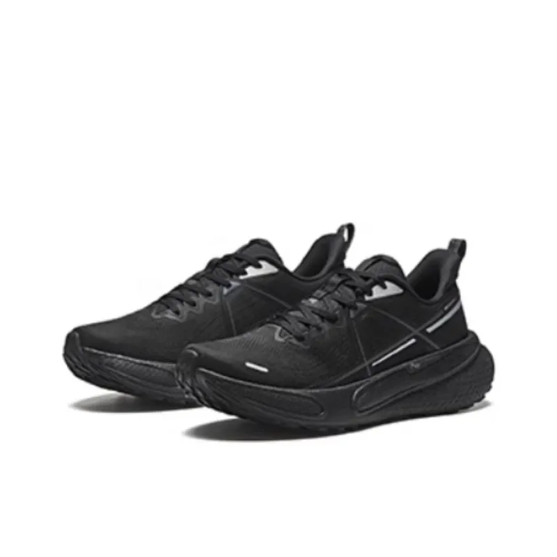 Anta Outdoor Collection Cushioning Anti Slip And Wear Resistant Low Top Running Shoes Unisex Black-2