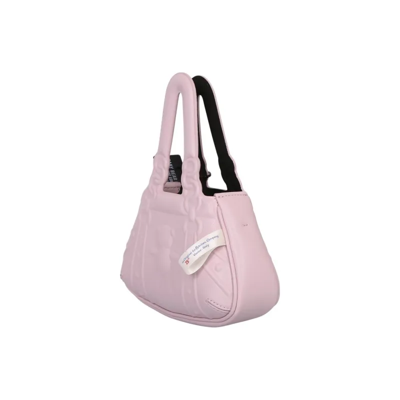FORBITCHES Polyurethane One Shoulder Handbag Women's Pink-1