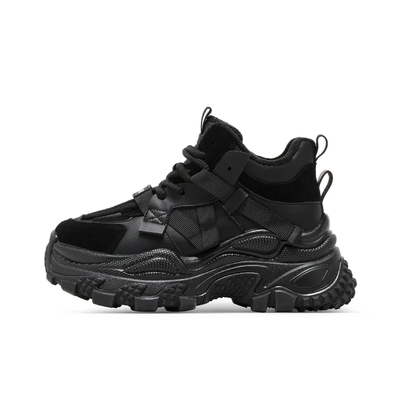 C°BANNER Wear-Resistant Mid-Top Chunky Sneakers Women's-5