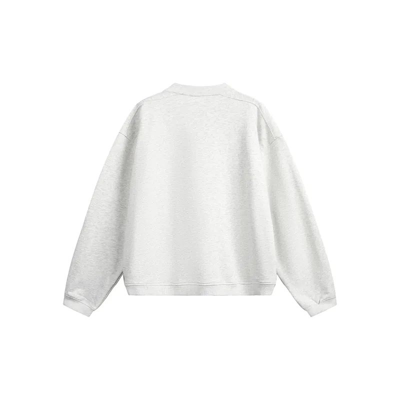 GEOFFREY B. SMALL Sweatshirt Unisex White Heather Gray-1