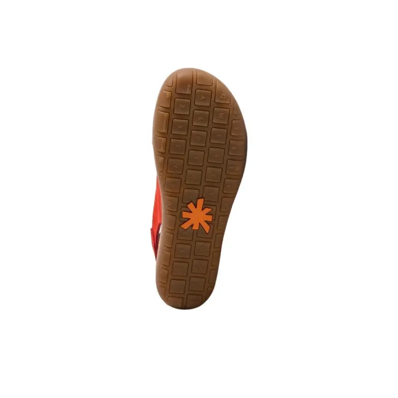 Art RHODES Strap Sandals Women's Red-4