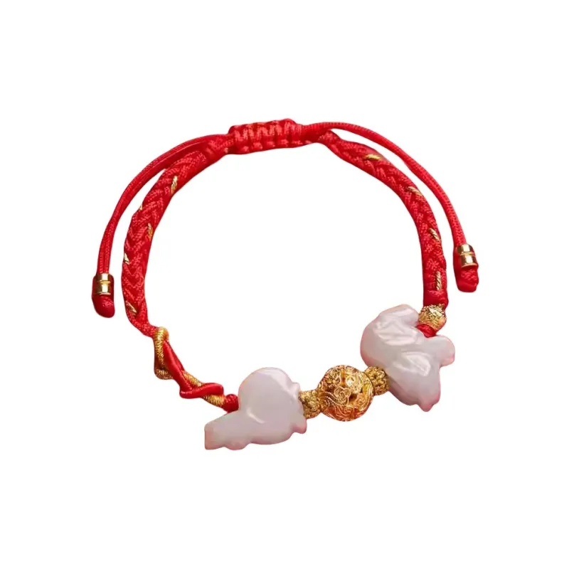Sweet Kisses Glutinous Jade Bracelets Unisex-0