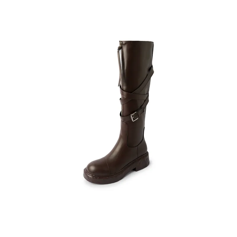 XIAOAJUE Knee high Boots 4.5cm Women's-12