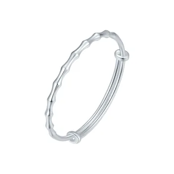 LIU GUI FU JEWELRY S990 Sterling Silver Bangles Women's