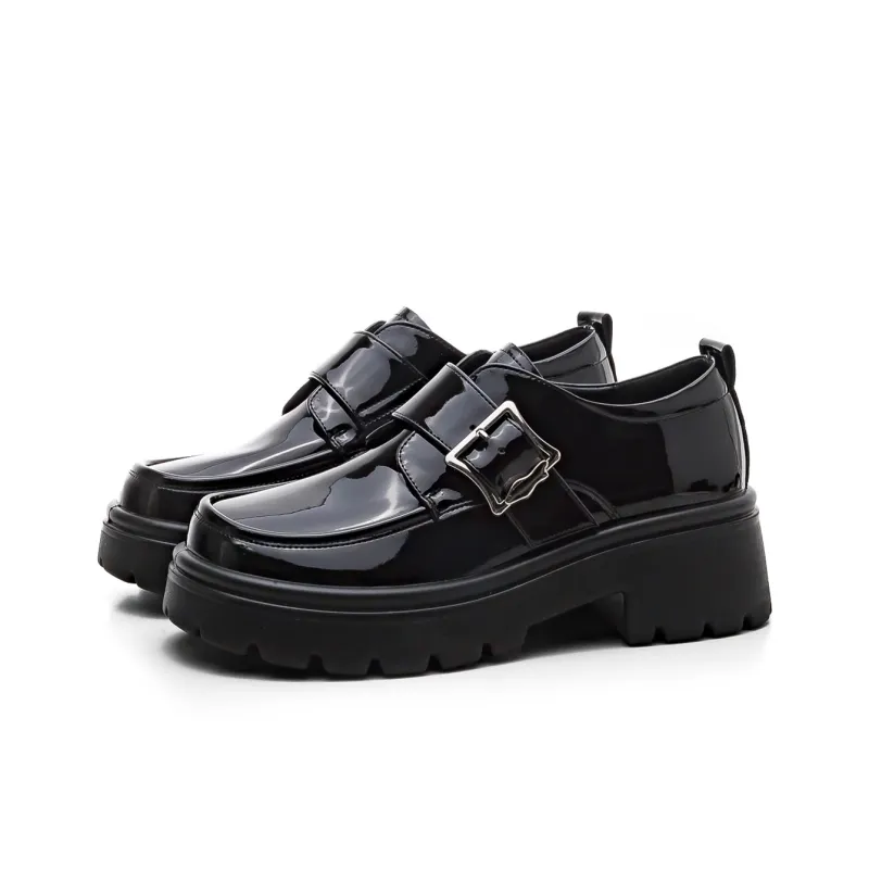 Warrior Loafers 5.5CM Women's Black-2
