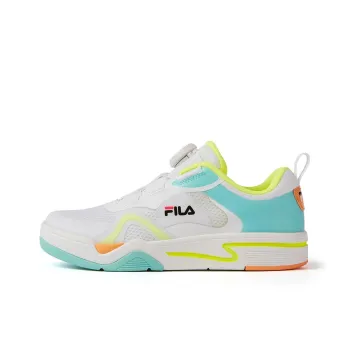 FILA KIDS Low Top Kids' Skateboarding Shoes FILA White/Transparent Blue Teenagers