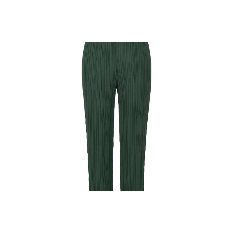 PLEATS PLEASE ISSEY MIYAKE FW24 Casual Pants Women's Green-2
