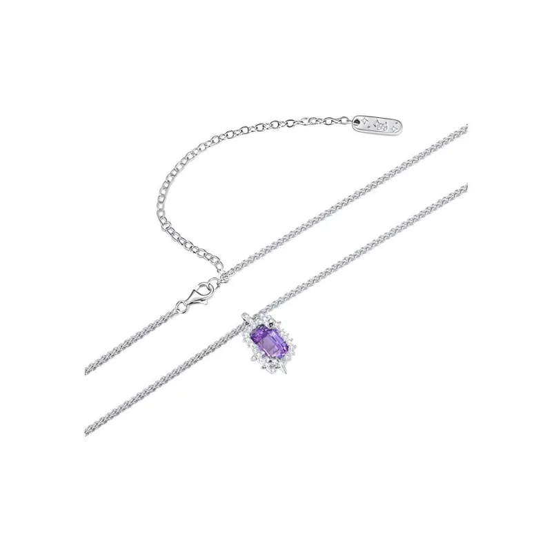 Agatha Inlaid Gemstone Collarbone Necklace Women's-2