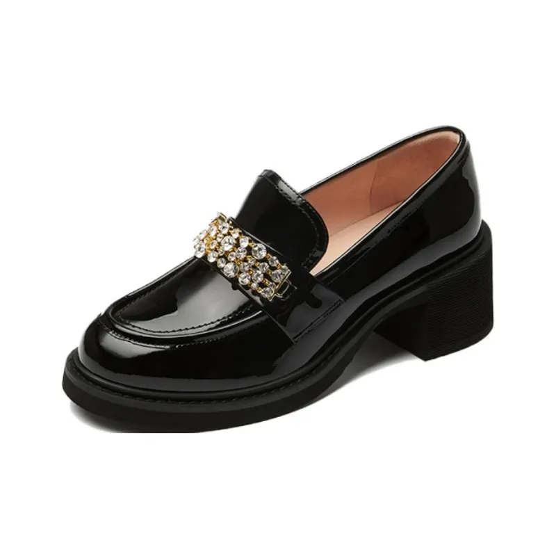 Le Saunda Loafers Women's Black-2