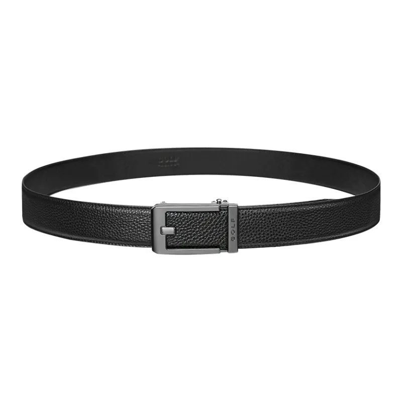 GOLF Cow Leather Top Grain Cow Leather Leather Belts Men's Black Antler Brown Width  3.5cm-2