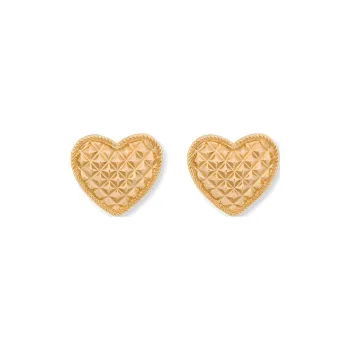 MOSCHINO Zinc Alloy Clip On Earrings Women's Gold