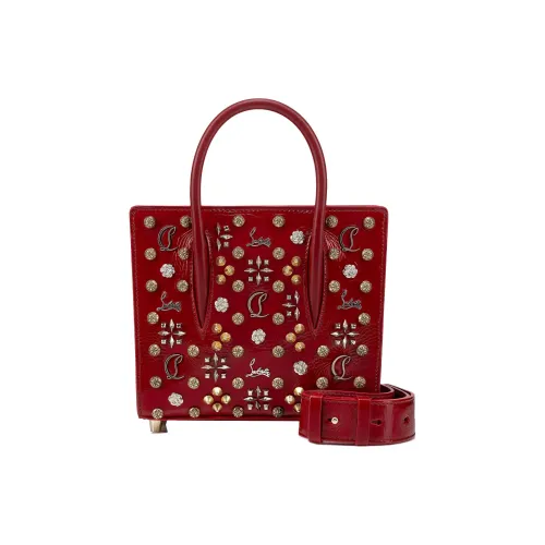 CL LUBOTING Calfskin Tote Bag Shopping Bag Shoulder Bag Handbag Mini Women's Red