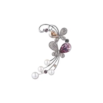 Lan Ying Austrian Crystal Brooches Women's