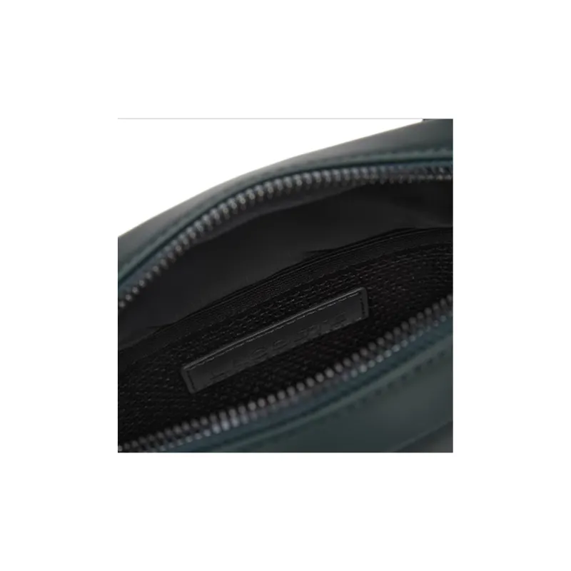 LACOSTE Blended Material Handbag Shoulder Bag Crossbody Bag Men's Dark Green-3