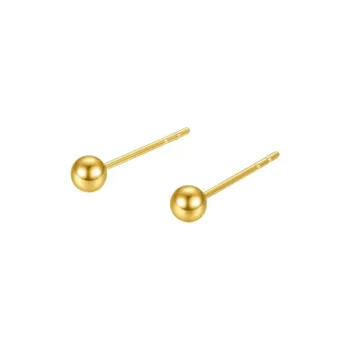 Kim Heng Hee 18K Gold Stud Earrings Women's