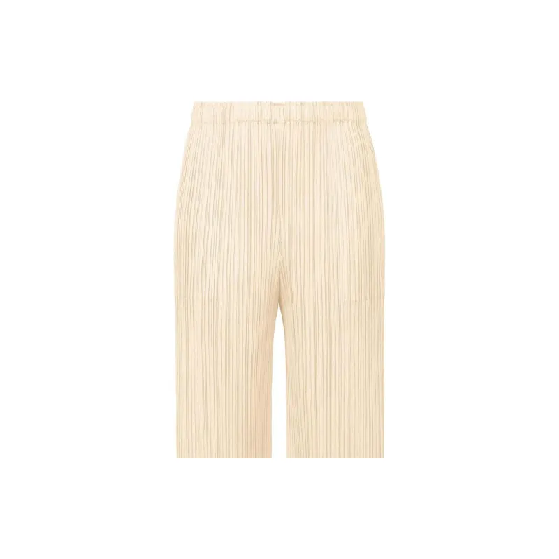 PLEATS PLEASE ISSEY MIYAKE FW24 Casual Pants Women's White-1