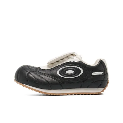 OLD ORDER OGOAL Collection Abrasion Resistant Height Increasing Low Top Casual Shoes Unisex Black