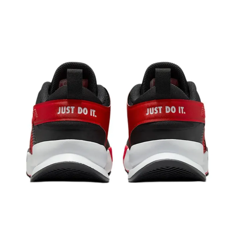 Nike Crosscourt Abrasion Resistant Low Top Children's Basketball Shoes Black Red Unisex-4