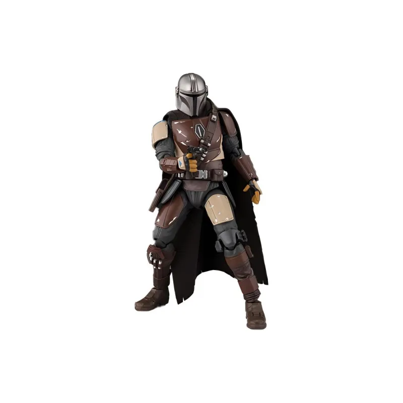 BANDAI Star Wars Characters Star Wars SHF Astray The Mandalorian Action Figure Scale Figures-0