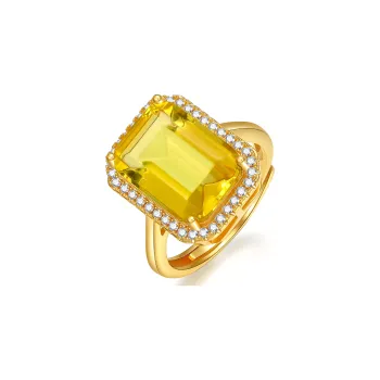 Oriental Jade Amber Rings Women's