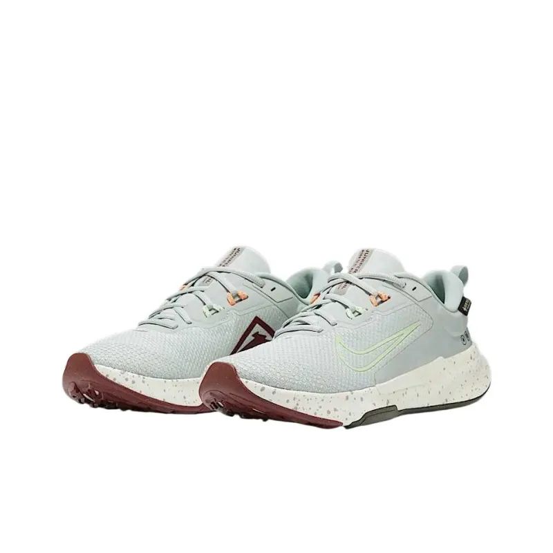 Nike Juniper Trail 2 Shock-absorbing And Waterproof Low-Top Running Shoes Men's Light Gray Green-2